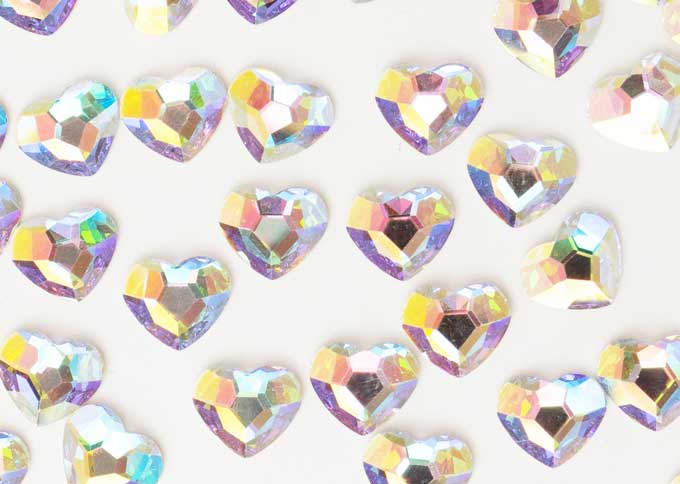 Preciosa FB Heart Heart-shaped Crystal Aurora