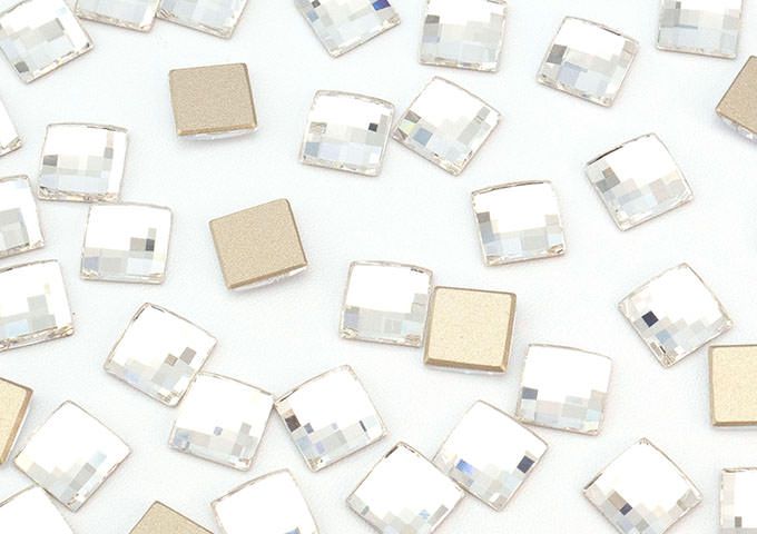 プレシオサ FB Chessbosrd Square チェスボードスクエア型 クリスタル 8mm